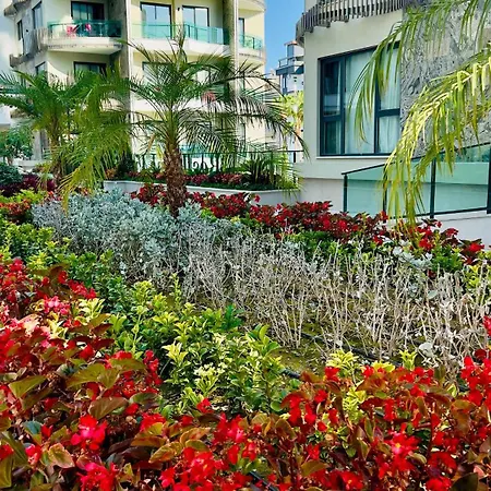 Liga6768 посуточная аренда 2-комнатной квартиры в комплексе со зоной 150 м от пляжа, тосмур *