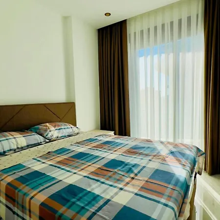 Liga6768 посуточная аренда 2-комнатной квартиры в комплексе со зоной 150 м от пляжа, тосмур Daire Alanya