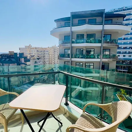 Liga6768 посуточная аренда 2-комнатной квартиры в комплексе со зоной 150 м от пляжа, тосмур Apartment Alanya