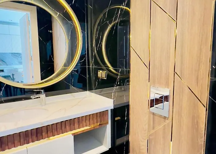 Liga6768 посуточная аренда 2-комнатной квартиры в комплексе со зоной 150 м от пляжа, тосмур * Alanya