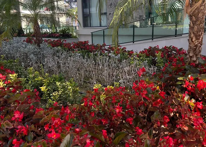 Liga6768 посуточная аренда 2-комнатной квартиры в комплексе со зоной 150 м от пляжа, тосмур *