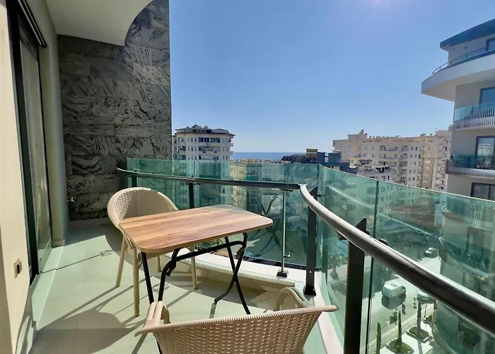 Appartement Liga6768 посуточная аренда 2-комнатной квартиры в комплексе со зоной 150 м от пляжа, тосмур