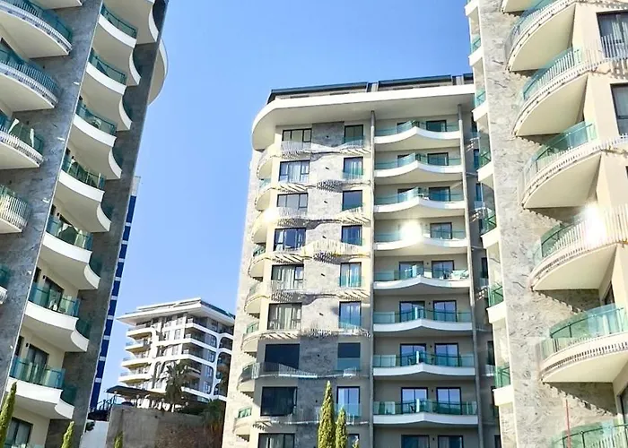 Apartment Liga6768 посуточная аренда 2-комнатной квартиры в комплексе со зоной 150 м от пляжа, тосмур Alanya